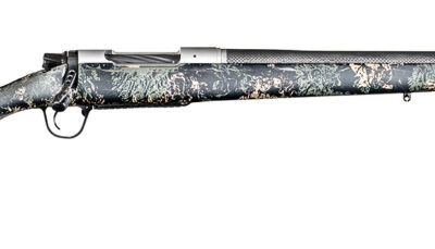 Christensen Arms 8010632200 Ridgeline FFT 7mm PRC 3+1 22" Carbon Fiber/Threaded Barrel, Burnt Bronze Cerakote Rec, Green with Black/Tan Accents Stock