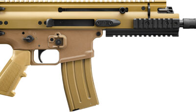 FN 38101241 SCAR 15P 5.56x45mm 30+1 7.50" Chrome Lined Steel Barrel, Flat Dark Earth Anodized Aluminum Picatinny Rail Receiver, FDE Polymer Grip, Ambidextrous