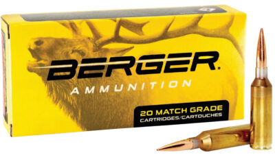 Berger Bullets 50010 Target Rifle 6.5PRC 156gr Hybrid 20 Per Box/10 Case
