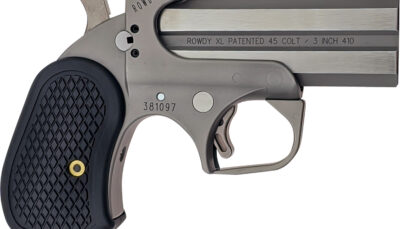 Bond Arms BARWXL Rowdy XL  45 Colt (LC) .410 2rd Shot 3.50" Matte Stainless Steel Frame Black Extended B6 Resin Grips