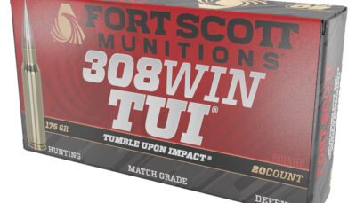 Fort Scott Munitions 308175SCV2 Tumble Upon Impact (TUI) Rifle 308Win 175gr Solid Copper Spun 20 Per Box/10 Case