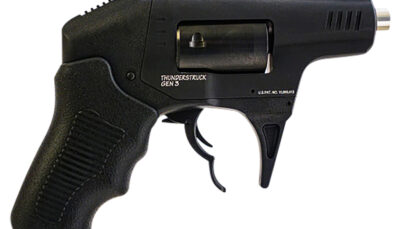 Standard Mfg S333GENIII Thunderstruck Gen III 22 WMR 8rd Shot 2.25" Black Double Barrel Black Hardcoat Anodized Aluminum Frame Black Cylinder Black Finger Grooved Polymer Grips