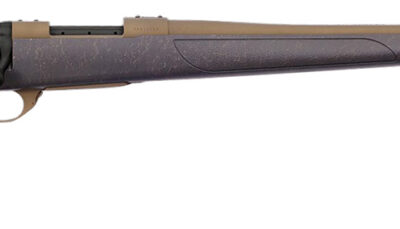 Weatherby VWB222RR4T Vanguard Weatherguard 22-250 Rem 5+1 24" Threaded, Burnt Bronze Barrel/Rec, Black with Bronze Webbing Monte Carlo Stock