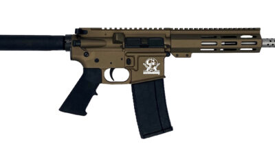 Great Lakes Firearms GL15223SSPBRZ AR-15 Pistol 223 Wylde 30+1 7.50" Stainless Barrel, Bronze Rec, 7" M-LOK Handguard, Buffer Tube (No Brace), Black A2 Grip