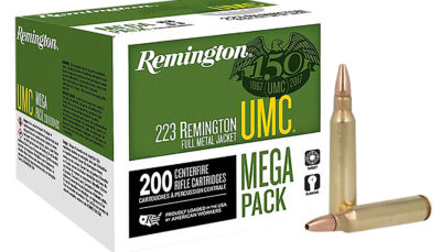 Remington Ammunition 23775 UMC Mega Pack 223Rem 45gr Jacketed Hollow Point 200 Per Box/4 Case