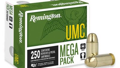 Remington Ammunition 23781 UMC Mega Pack 45ACP 230gr Full Metal Jacket 250 Per Box/4 Case