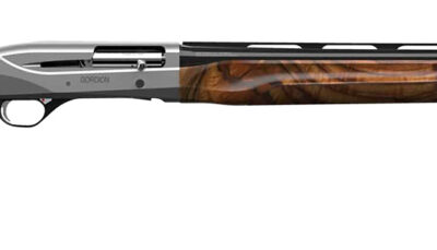 Retay USA GOR20GRYCON28 Gordion  Full Size 20 Gauge Semi-Auto 3" 4+1 28" Matte Black Vent Rib Barrel, Gray Cerakote Aluminum Receiver, Turkish Walnut Stock, Right Hand