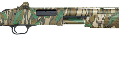 Mossberg 54342 500 Turkey 20 Gauge 5+1 3" 20", Mossy Oak Greenleaf, Optic Cut Rec, Synthetic Furniture, Fiber Optic Front Sight, X-Factor Ported Choke, Includes Holosun Red Dot