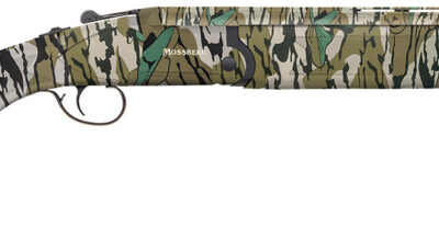 Mossberg 75486 Silver Reserve Eventide Turkey Over/Under 20 Gauge 3" 2rd 20", Mossy Oak Greenleaf, Synthetic Furniture, Fiber Optic Sight, Ext. Turkey Choke