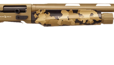 Silver Eagle Arms A21228OS1 Alpha 2 12 Gauge 3" 4+1 28" Flat Dark Earth Cerakote Chrome Lined Vent Rib Barrel & Steel Receiver, Old School Camo Synthetic Fixed Stock