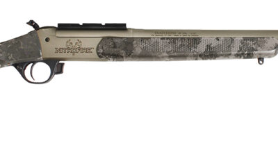 Traditions CR846604534B NitroFire Pro 50 Cal 209 Primer Tungsten Cerakote 26" Fluted/Threaded w/VAPR twist Barrel, Drilled & Tapped Receiver, Veil Alpine Adj Cheek Piece & LOP Synthetic Stock