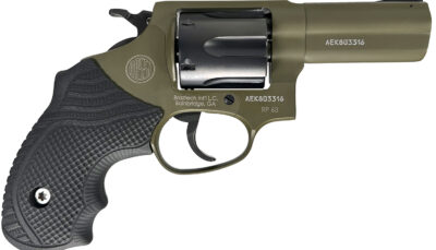 Rossi 2-RP631F-LOK RP63  Small Frame 357 Mag/38 Special +P 6rd 3" Sniper Green Cerakote Stainless Steel Barrel, Satin Stainless Cylinder, Sniper Green Cerakote Stainless Steel Frame, Black LOK Grip