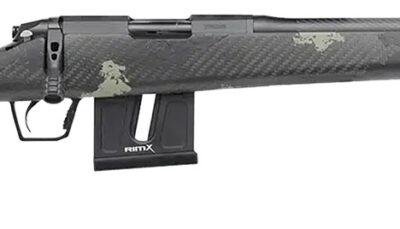 Fierce Firearms FRR17HMR18BF Carbon Razor 17 HMR 10+1 18" Black Cerakote C3 Carbon Fiber Threaded Barrel, Black Cerakote Drilled & Tapped Steel Receiver, LR Raised Negative Comb Forest Camo Carbon Fib