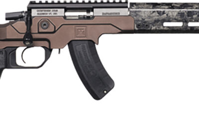 Christensen Arms 8011202500 MPR 17 HMR 10+1 16" Black Match Grade Threaded Barrel, Black Nitride Picatinny Rail Receiver, Carbon Fiber M-LOK Handguard, Desert Brown Adj w/MagneLock Technology Stock