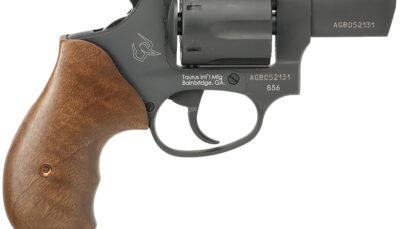 Taurus 2-85621TW 856 *CA Compliant Small 38 Special 6 Shot 2" Matte Black Carbon Steel Barrel, Cylinder & Frame, Black Grip, Transfer Bar Safety, Exposed Hammer