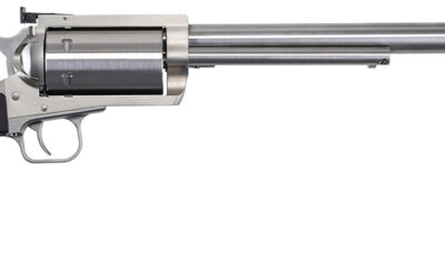 Magnum Research BFR30306 BFR  Extra Large 30-30 Win 6 Shot 10" Brushed Stainless Steel Barrel & Cylinder, Stainless Steel Frame, Black Hogue Rubber Grip, Exposed Hammer