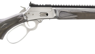 Marlin 70432 1894 SBL 44 Special/44 Rem Mag 8+1/9+1 16.10" Polished Stainless Threaded Barrel, Polished Stainless Picatinny Rail Receiver, Gray Fixed Laminate Stock