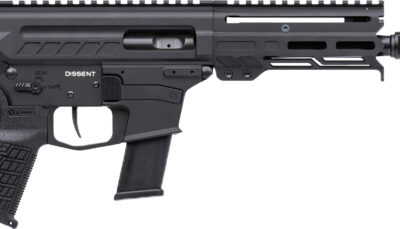 CMMG 45A4C0FAB Dissent MKG 45 ACP 13+1 6.50" Black Nitride Medium Taper Threaded Barrel, CMMG 5.5" M-LOK Handguards, Black Armor Cerakote Aluminum Picatinny Rail Receiver, CMMG Zeroed Grips