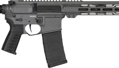 CMMG 30AB20FTNG Banshee MK4 300 Blackout 30+1 12.50" Black Nitride Medium Taper Threaded Barrel, EML 7" M-LOK Handguards, Tungsten Cerakote Aluminum Picatinny Rail Receiver, CMMG Zeroed Grips