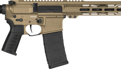 CMMG 30AB20FCT Banshee MK4 300 Blackout 30+1 12.50" Black Nitride Medium Taper Threaded Barrel, EML 7" M-LOK Handguards, Coyote Tan Cerakote Aluminum Picatinny Rail Receiver, CMMG Zeroed Grips