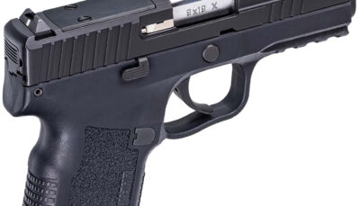 Kahr Arms KX9094RD10 X9  9mm Luger 10+1 3.54" Stainless Steel Barrel, Blackened Optic Ready/Serrated Stainless Steel Slide, Black Polymer Frame w/Picatinny Rail