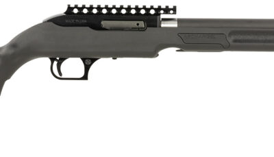 Magnum Research SSAA22G Magnum Lite SwitchBolt 22 LR 10+1 16.50" Black Threaded Barrel, Black Receiver w/Picatinny Rail, Black Archangel Folding Backpack Polymer Stock