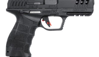 SAR USA SAR9G3BL SAR9 Gen3 Full Size Frame 9mm Luger 17+1 4.40" Black Steel Barrel, Black Cerakote Serrated Steel Slide, Black Cerakote Polymer Frame w/Picatinny Rail, Black Polymer Grip