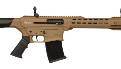 Gforce Arms GF2512FDE GF25  12 Gauge Semi-Auto 3" 5+1 20" Flat Dark Earth Cerakote Threaded Barrel Flat Dark Earth Cerakote Receiver, Black Synthetic Stock
