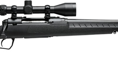 Savage Arms 32001 Axis XP Combo 223 Rem 4+1 22" Matte Black Button Rifled Barrel, Matte Black Drilled & Tapped Carbon Steel Receiver, Fixed Sporter Black Synthetic Stock, Weaver 3-9x40mm, Right Hand
