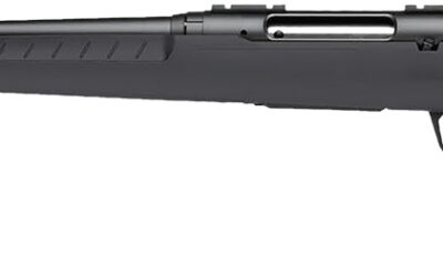 Savage Arms 32094 Axis 2  22-250 Rem 4+1 22" Matte Black Sporter Barrel, Matte Black Drilled & Tapped Steel Receiver, Fixed Matte Gray Synthetic Stock, Left Hand