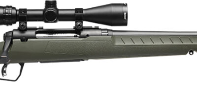 Savage Arms 32154 Axis 2 XP Combo Full Size 308 Win 4+1 22" Black Sporter Barrel, Black Carbon Steel Receiver Drilled & Tapped, OD Green Fixed Synthetic Stock, Weaver 3-9x40mm Scope, Right Hand