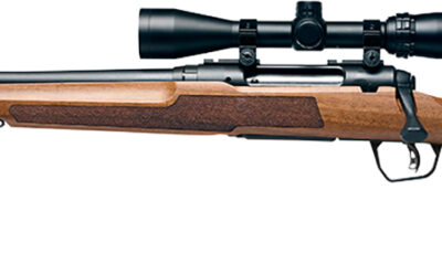 Savage Arms 32273 Axis 2 XP Combo 308 Win 4+1 22" Matte Black Sporter Barrel & Drilled & Tapped Carbon Steel Receiver, Ergonomic Hardwood Stock, Left Hand, Weaver 3-9x40mm Scope