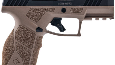 Taurus 1-GX2931B-10 GX2  9mm Luger 10+1 3.37" Matte Stainless Steel Barrel, Matte Black Serrated Stainless Steel Slide, Brown Polymer Frame w/Picatinny Rail, Polymer Grip