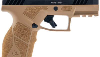 Taurus 1-GX2931T-10 GX2  9mm Luger 10+1 3.37" Matte Stainless Steel Barrel, Matte Black Serrated Stainless Steel Slide, Tan Polymer Frame w/Picatinny Rail, Polymer Grip