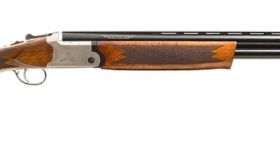 Gforce Arms GF541028 GF5 Filthy Pheasant Full Size 410 Gauge Break Open 3" 2rd 28" Black Over/Under Vent Rib Barrel, Nickel Plated Aluminum Receiver, Fixed Turkish Walnut Stock, 5 Chokes