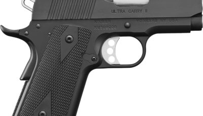 Kimber Mfg.,inc 3200061CA Ultra Carry II (CA) 45 ACP 7+1 3" Matte Black Steel Slide Black Synthetic Double Diamond Checkering Grip