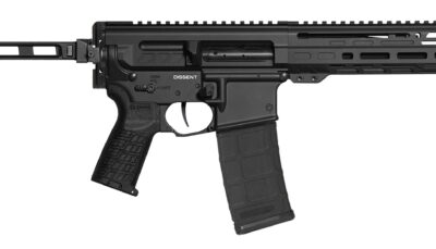 CMMG 30AC50F-AB Dissent MK4 300 Blackout 30+1 10.50" Black Nitride Threaded Barrel, 5.50" M-LOK Handguard, Black Armor Cerakote Aluminum Picatinny Rail Receiver, Black CMMG Zeroed Grip