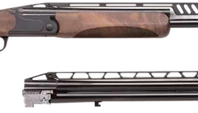 Charles Daly 930410 202 Unsingle Combo 12 Gauge Break Open 2.75" 2rd 32" Black Over/Under Vent Rib Barrel, Black Steel Receiver, Adj Cheek Riser Walnut Wood Stock