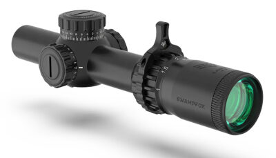 Swampfox Optics THK16241GF Tomahawk II  Black 1-6x 24mm 30mm Tube Bright Fiber Optic Green Reticle