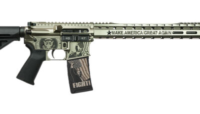 Black Rain Ordnance 24111203S Trump FX Custom Limited Edition 5.56 NATO 30+1 Silver Spec 15