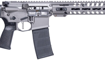 Patriot Ordnance Factory 02049 Minuteman  300 Blackout 30+1 13.75" Black Nitride Barrel/ Tungsten Cerakote Aluminum Receiver Picatinny Rail