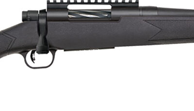 Mossberg 28227 Patriot Carbine 22-250 Rem 5+1 18" Matte Blued Threaded Bull Barrel, Matte Blued Picatinny Rail Receiver, Black Fixed Synthetic Stock