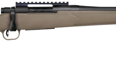 Mossberg 28263 Patriot Predator Full Size 400 Legend 4+1 20" Matte Blued Threaded Barrel, Matte Blued Picatinny Rail Receiver, Fixed Flat Dark Earth Synthetic Stock