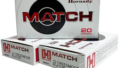 Hornady 83411 Match  22Creedmoor 80gr Extremely Low Drag-Match 20 Per Box/10 Case
