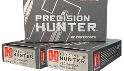 Hornady 83412 Precision Hunter  22 Creedmoor 80 gr ELD-X 20 Per Box/10 Cs