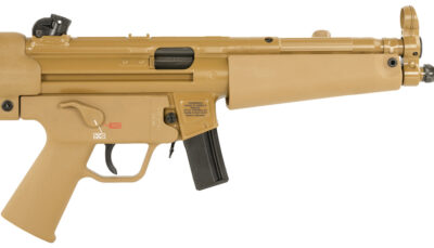 HK 810010799mm Luger 10+1 8.86" Black Navy-Style Threaded Barrel, Flat Dark Earth Receiver, FDE Polymer Grip, 2 Magazines