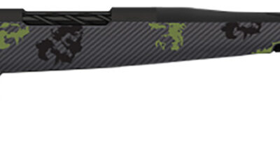 Fierce Firearms TWROG300WIN20BF Twisted Rogue 300 Win 20" Armour Lube Black Fluted Threaded Barrel, Drilled & Tapped Steel Receiver, LR Negative Comb Forest Camo Carbon Fiber Stock