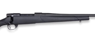 Weatherby VHS223RR0T Vanguard Obsidian 223 Rem 5+1 20" Blued Heavy Threaded Barrel, Blued Drilled & Tapped Steel Receiver, Monte Carlo Black Polymer Stock