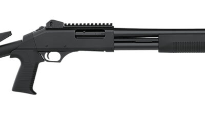 Dickinson LLC TAC4ST Tac-4 ST 12 Gauge Pump 3" 5+1 Black Steel Barrel, Matte Black Picatinny Rail Receiver, Adj Comb Synthetic Stock, Black Polymer Grip