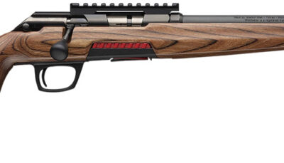 Winchester Repeating Arms 5252281003 Xpert Target 21 Sharp 10+1 18" Matte Black Threaded Bull Barrel, Matte Black Picatinny Rail Steel Receiver, Brown Adj Comb & LOP Thumbhole Laminate Stock